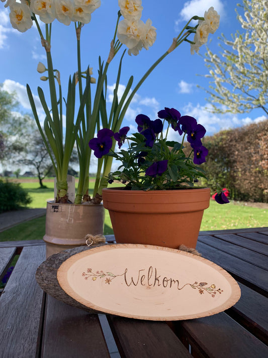 Houten hanger (Ovaal)