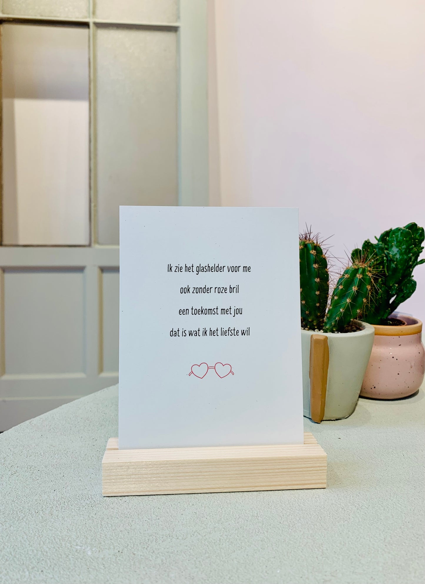 Kaartje 'toekomst met jou'
